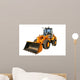 heavy yellow bulldozer Wall Decal