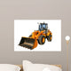 heavy yellow bulldozer Wall Decal