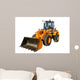 heavy yellow bulldozer Wall Decal