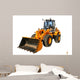 heavy yellow bulldozer Wall Decal