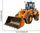heavy yellow bulldozer Wall Decal