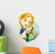 Cashier hands credit card Wall Decal
