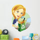 Cashier hands credit card Wall Decal