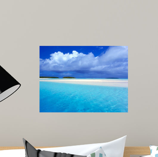 turquoise lagoon Wall Mural