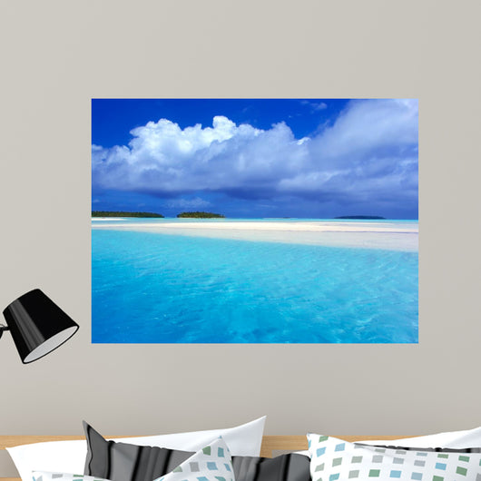 turquoise lagoon Wall Mural