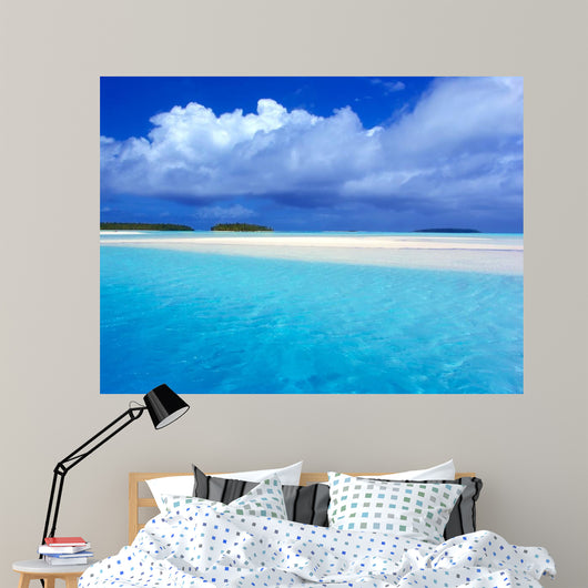 turquoise lagoon Wall Mural