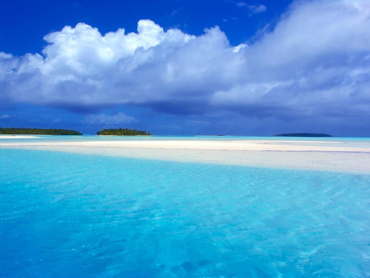 turquoise lagoon Wall Mural