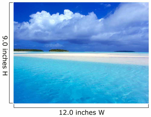 turquoise lagoon Wall Mural