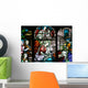 Stained Glass - Nativity Scene Wall Mural