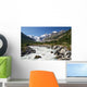 Gletscherfluss im Val Roseg Wall Decal