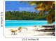 Tropical Beach Scene Wall Mural