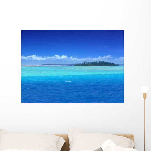 Paradise Lagoon Wall Decal