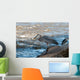 Great Blue Heron Fishing Wall Mural