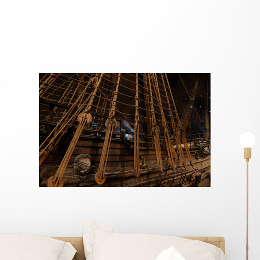 Ancient Ship at Vasa Museum Wall Mural