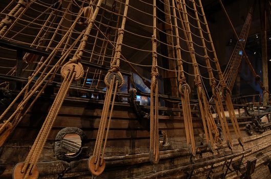 Ancient Ship at Vasa Museum Wall Mural