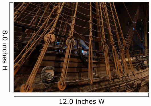 Ancient Ship at Vasa Museum Wall Mural