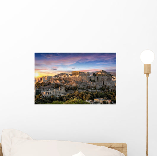 Die Akropolis Von Athen Wall Decal