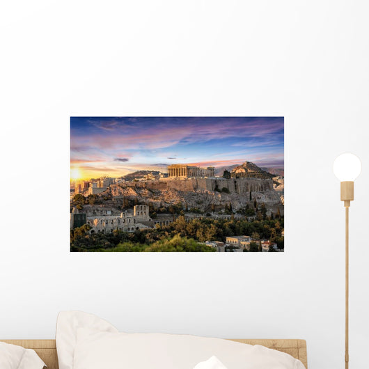 Die Akropolis Von Athen Wall Decal