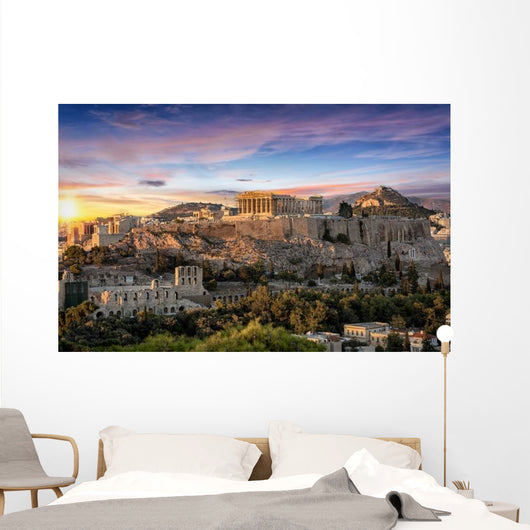 Die Akropolis Von Athen Wall Decal