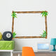 Brown bamboo Wall Decal
