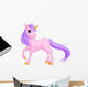 Pink Unicorn Wall Decal