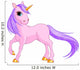 Pink Unicorn Wall Decal