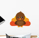 Cute Turkey Wall Decal