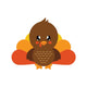 Cute Turkey Wall Decal