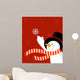 Snowman with Snowflake Red