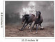 Horses of a twilight Wall Mural