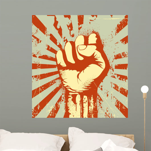 clenched fist Wall Mural