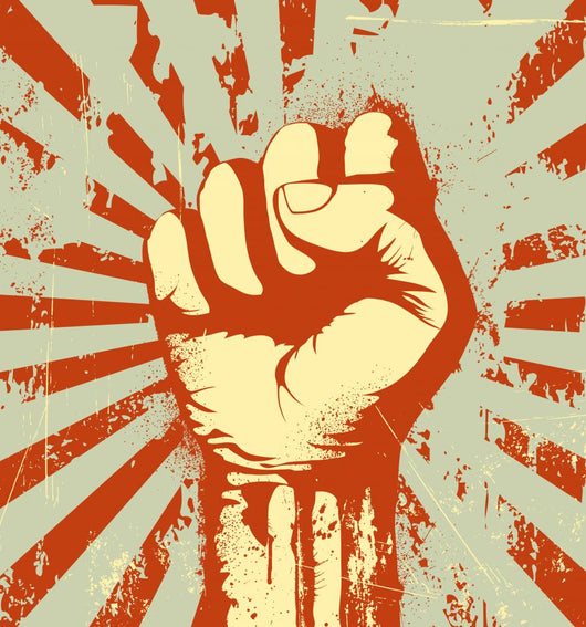 clenched fist Wall Mural
