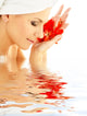 Lady with Red Petals