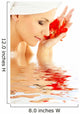 Lady with Red Petals