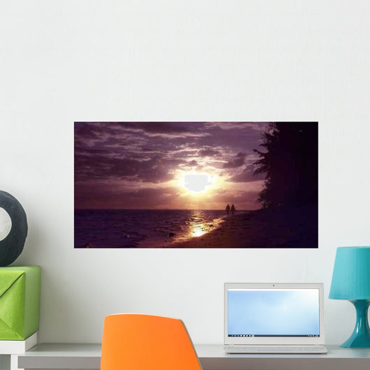 Sunset Couple Wall Decal