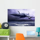 Military Airplan on the Speed Wall Mural