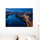 Downtown Austin Texas Night Cityscape Wall Decal