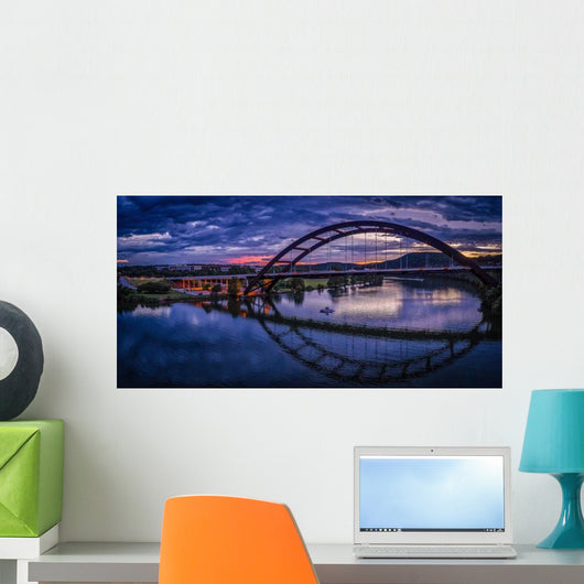 Pennybacker Bridge Austin Texas Wall Decal