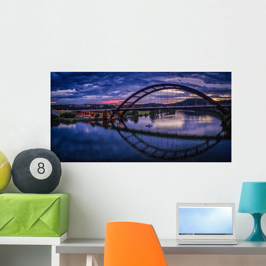 Pennybacker Bridge Austin Texas Wall Decal