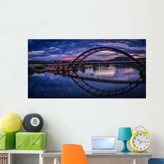 Pennybacker Bridge Austin Texas Wall Decal