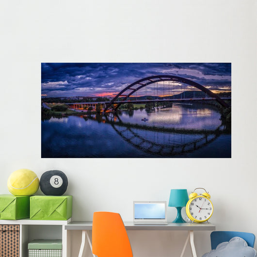 Pennybacker Bridge Austin Texas Wall Decal