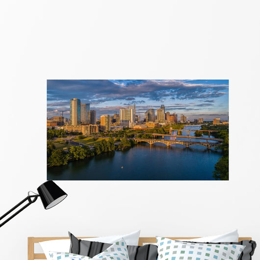 Austin Texas Skyline during Wall Decal