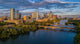 Austin Texas Skyline during Wall Decal