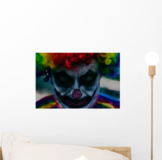Scary Clown for Halloween Wall Decal