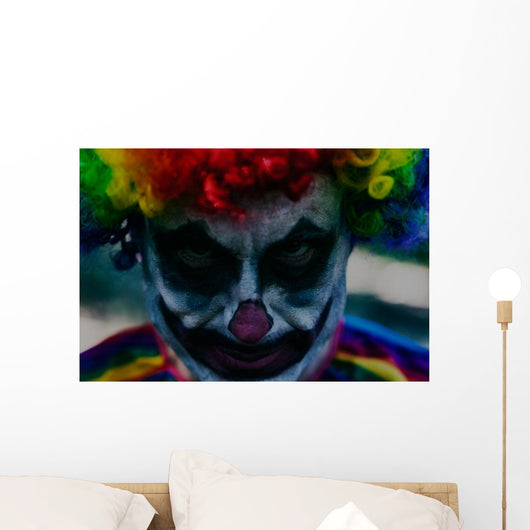 Scary Clown for Halloween Wall Decal