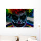 Scary Clown for Halloween Wall Decal