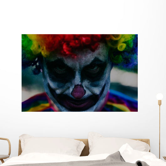 Scary Clown for Halloween Wall Decal