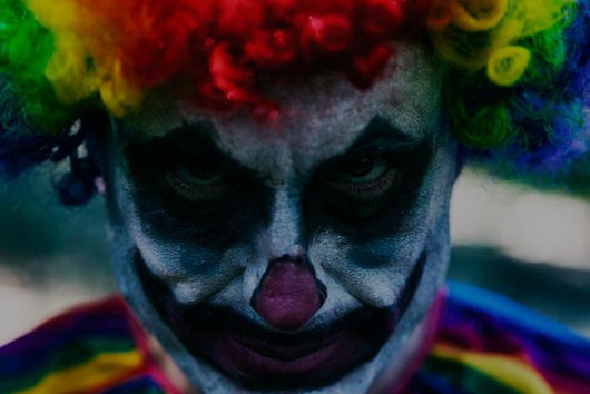 Scary Clown for Halloween Wall Decal