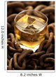 whiskey in chains Wall Mural