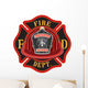 Fire Department Cross Volunteer Wall Decal